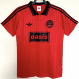 2026 AD x oasis #25 Red Retro Style Fans Soccer Jersey (Have No.25 带号码）
