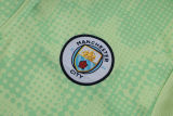 2026/27 Man City Light Green Kids Sweater Tracksuit