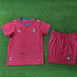 2026/27 Portugal Home Red Player Version Kids Jersey 球员版童装