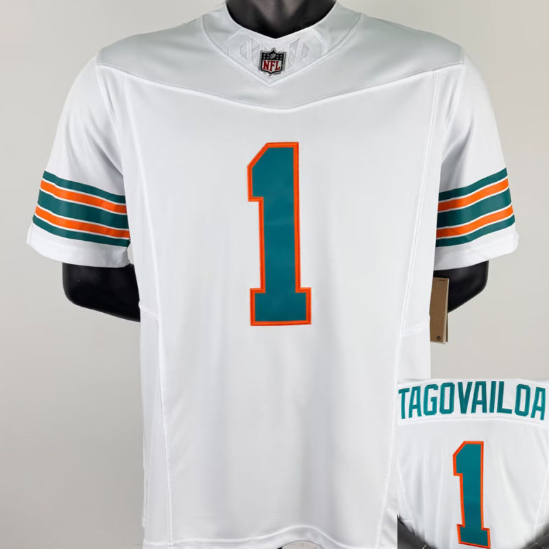 TAGOVAILOA #1 Men's Miami Dolphins NFL Jersey
