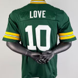LOVE #10 Men's Green Bay Packers NFL Jersey 包装工
