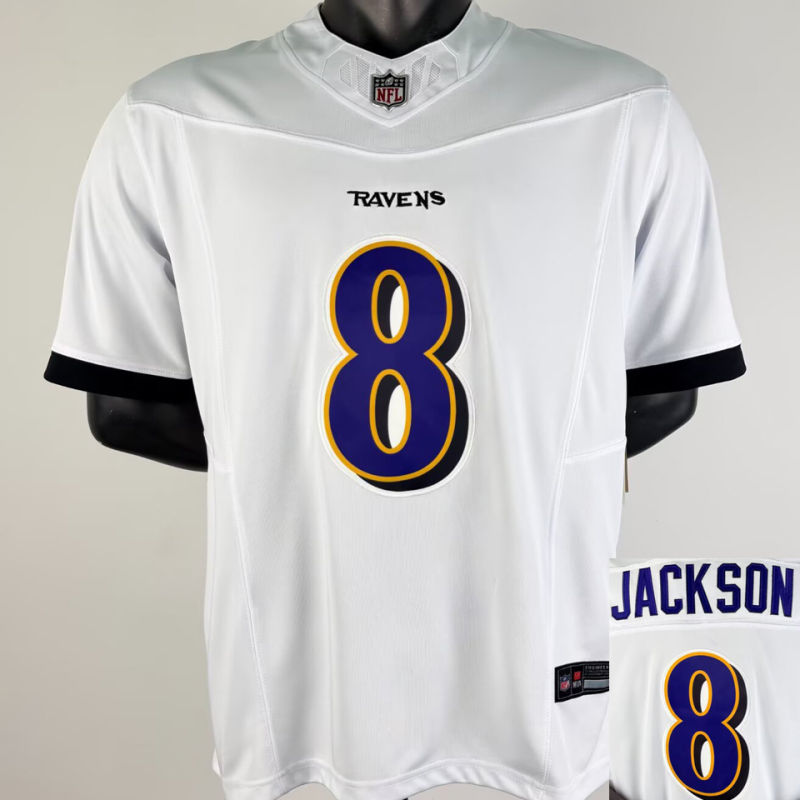 JACKSON #8 Men's Baltimore Ravens NFL Jersey