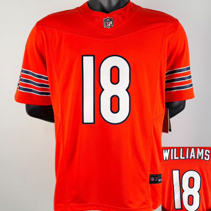 WILLIAMS #18 Men's Chicago Bears NFL Jersey