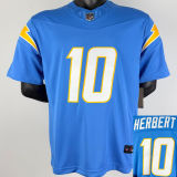 HERBERT #10 Men's Los Angeles Chargers NFL Jersey 闪电