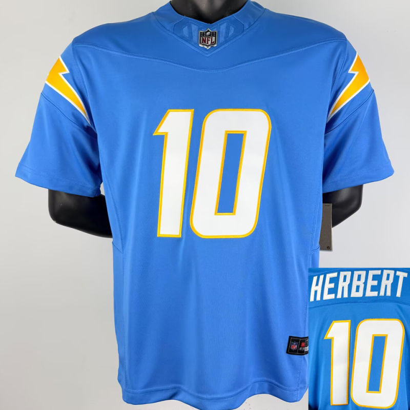 HERBERT #10 Men's Los Angeles Chargers NFL Jersey