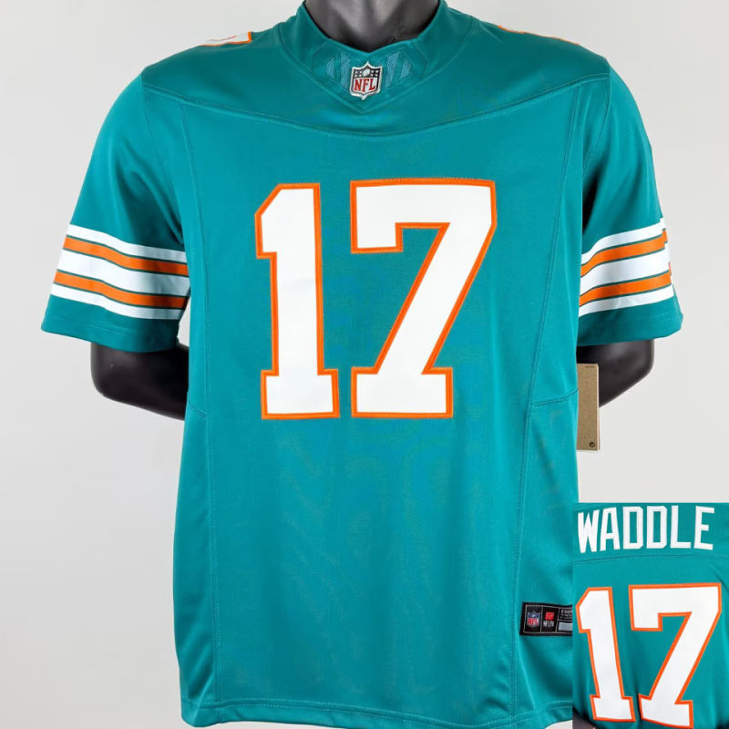 WADDLE #17 Men's Miami Dolphins NFL Jersey