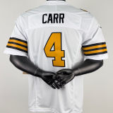 CARR # 4 Men's New Orleans Saints NFL Jersey  圣徒