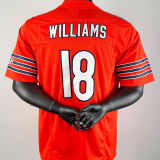 WILLIAMS #18 Men's Chicago Bears NFL Jersey 熊队