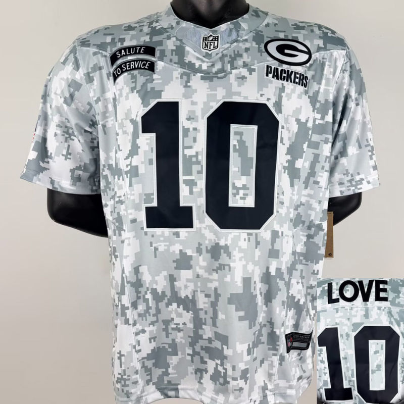 LOVE #10 Men's Green Bay Packers NFL Jersey