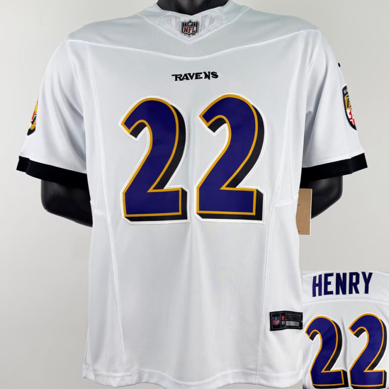 HENRY #22 Men's Baltimore Ravens NFL Jersey
