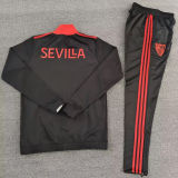 2025/26 Sevilla FC Black Jacket Tracksuit