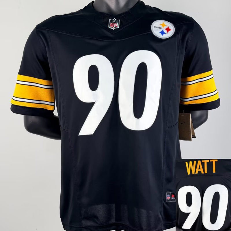 WATT #90 Men's Pittsburgh Steelers NFL Jersey