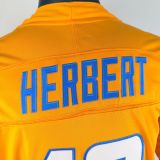HERBERT #10 Men's Los Angeles Chargers NFL Jersey 闪电