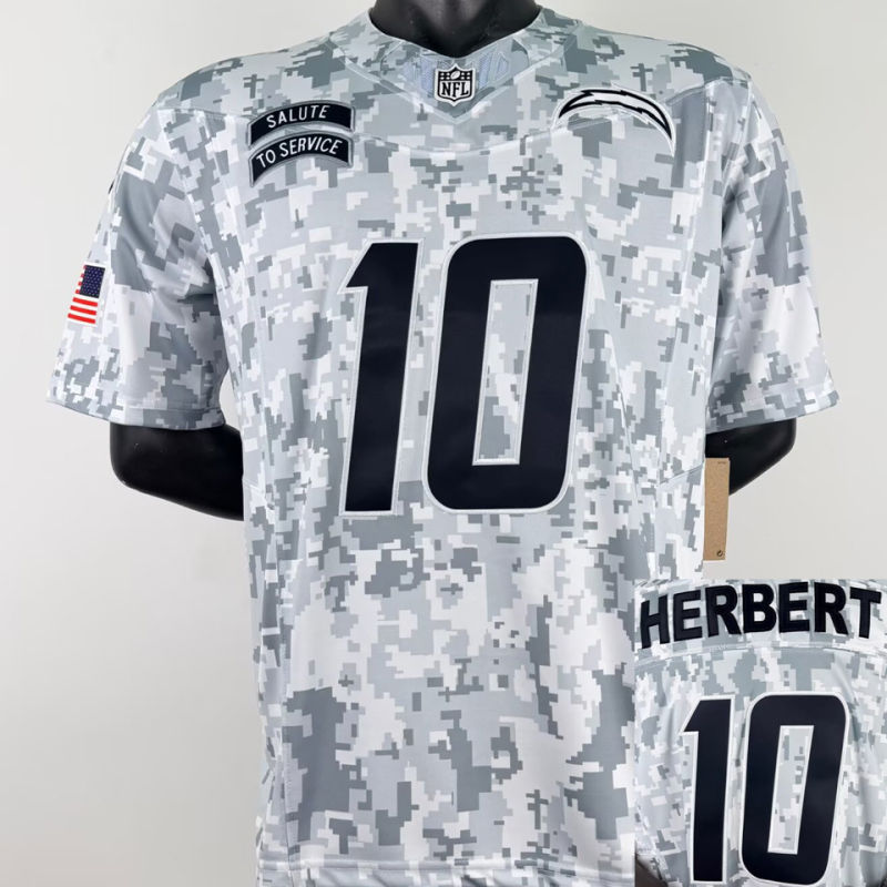 HERBERT #10 Men's Los Angeles Chargers NFL Jersey
