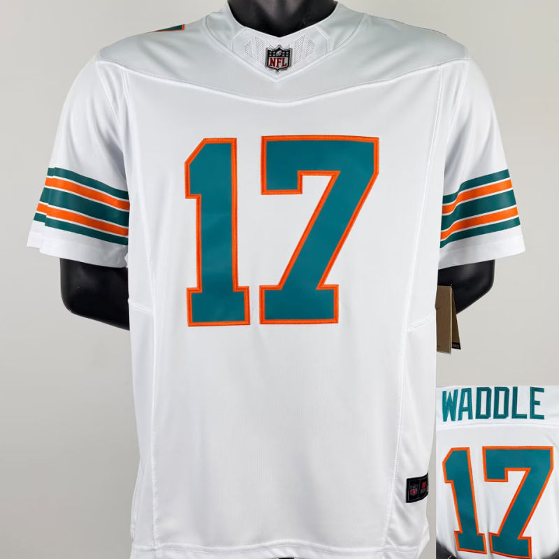 WADDLE #17 Men's Miami Dolphins NFL Jersey