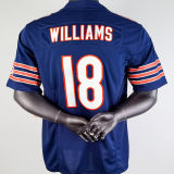 WILLIAMS #18 Men's Chicago Bears NFL Jersey 熊队