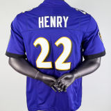 HENRY #22 Men's Baltimore Ravens NFL Jersey 乌鸦
