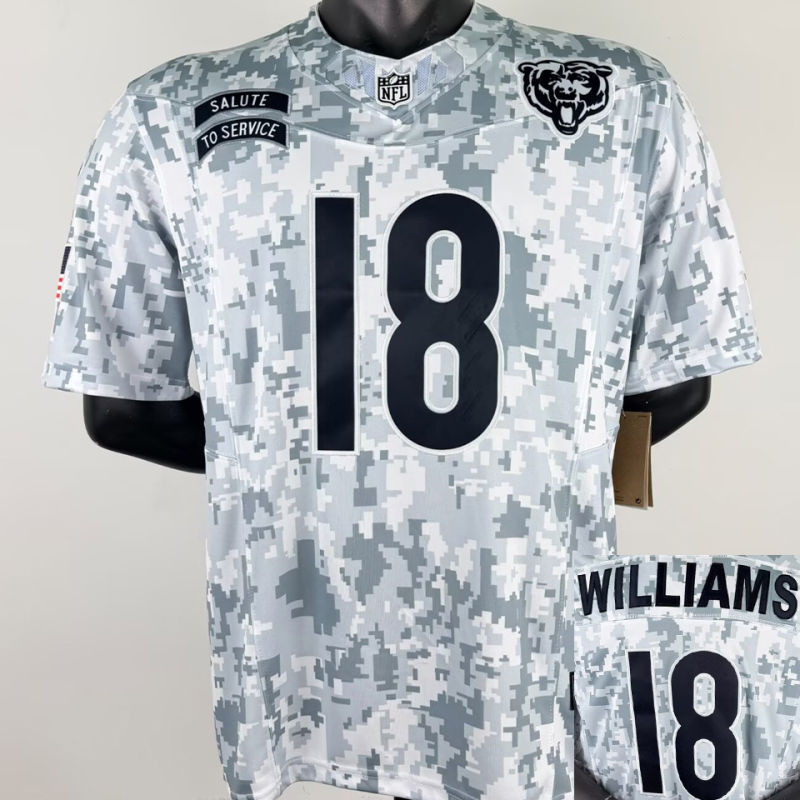 WILLIAMS #18 Men's Chicago Bears NFL Jersey