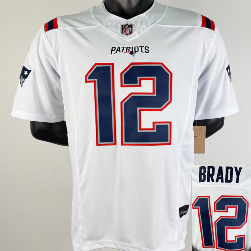 BRADY #12 Men's New England Patriots NFL Jersey
