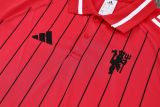 2026/27 M Utd Red POLO Training Tracksuit