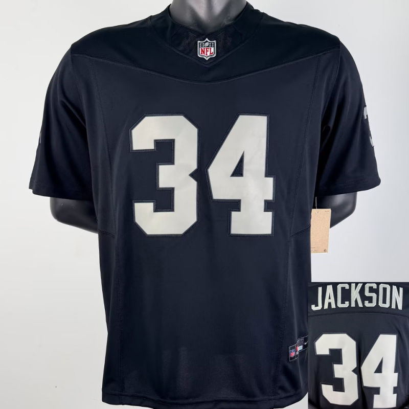 JACKSON #34 Men's Las Vegas Raiders NFL Jersey
