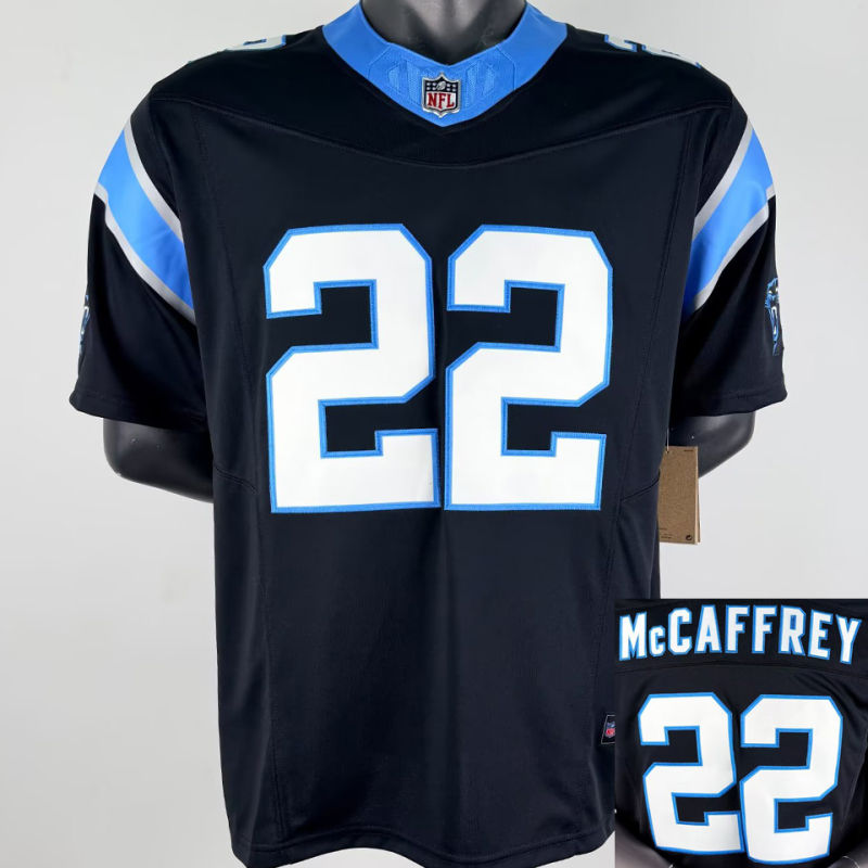 McCAFFREY #22 Men's Carolina Panthers NFL Jersey