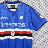 2000/2001 Sampdoria Home Retro Soccer Jersey
