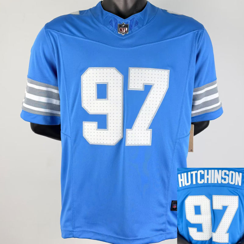 HUTCHINSON #97 Men's Detroit Lions NFL Jersey