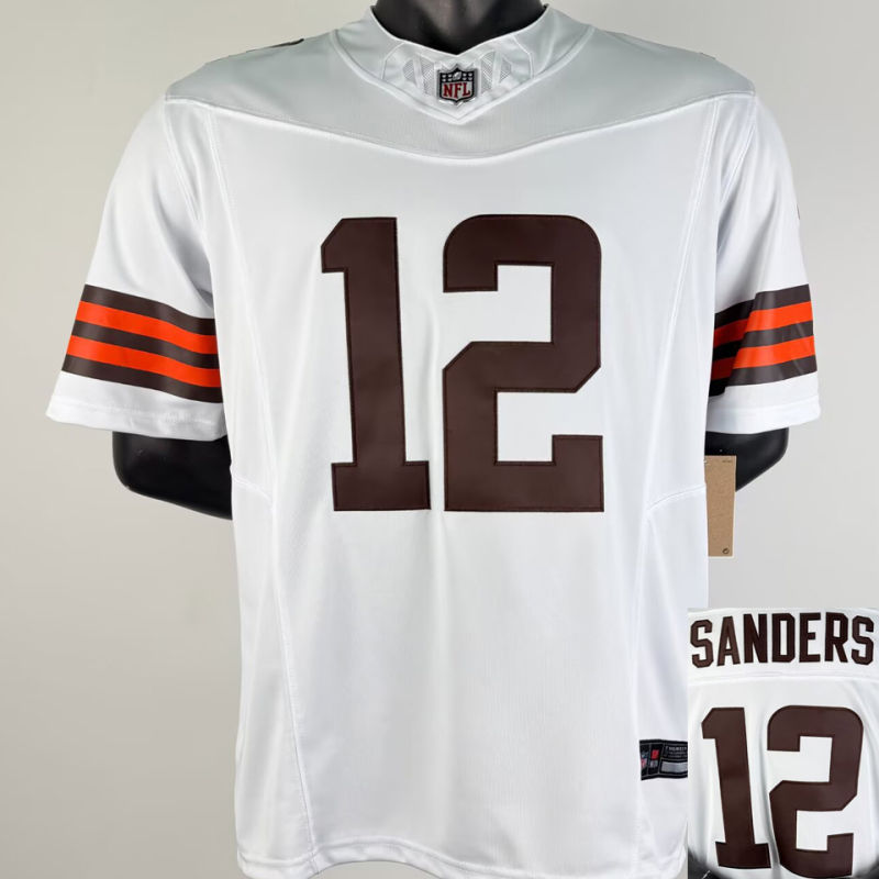 SANDERS #12 Men's Cleveland Browns NFL Jersey