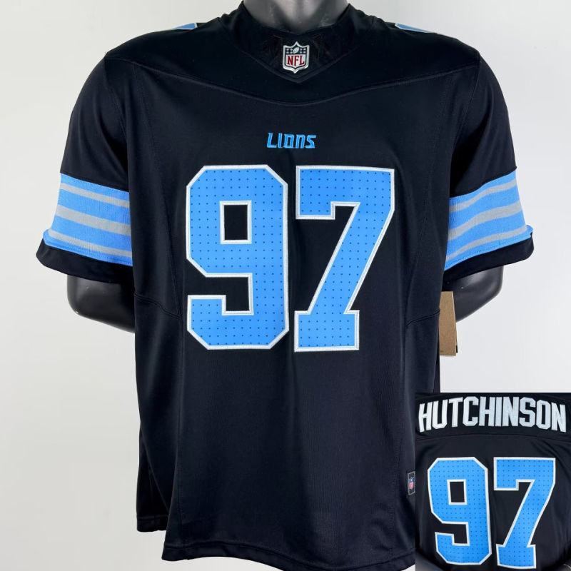 HUTCHINSON #97 Men's Detroit Lions NFL Jersey
