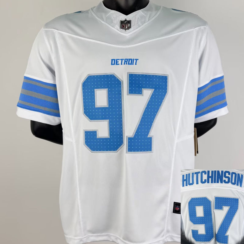 HUTCHINSON #97 Men's Detroit Lions NFL Jersey