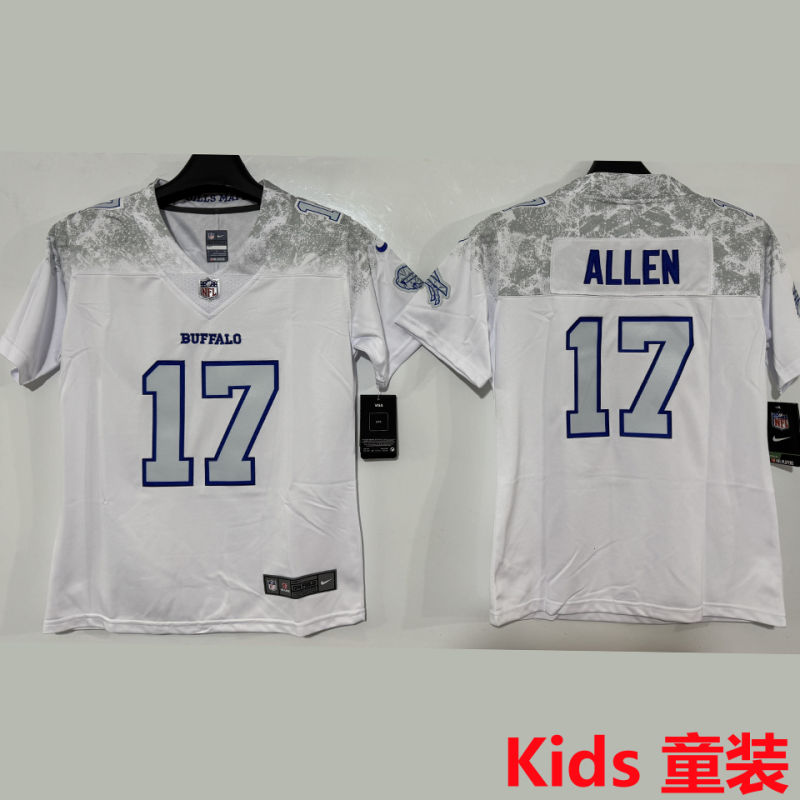 ALLEN #17 Buffalo Bills Kids NFL Jersey