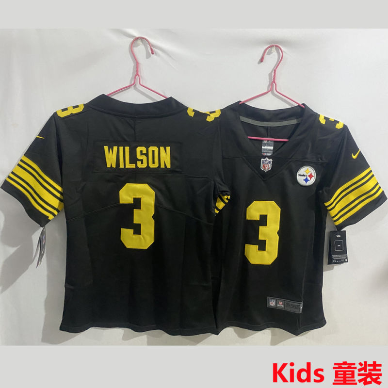 WILSON #3 Pittsburgh Steelers Kids NFL Jersey