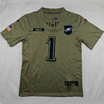 HURTS #1 Men's Philadelphia Eagles NFL Jersey  老鹰