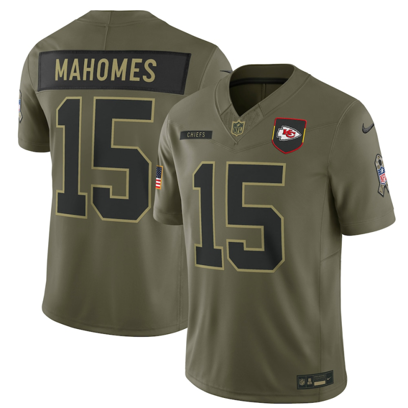 MAHOMES #15 Men's Kansas City Chiefs NFL Jersey
