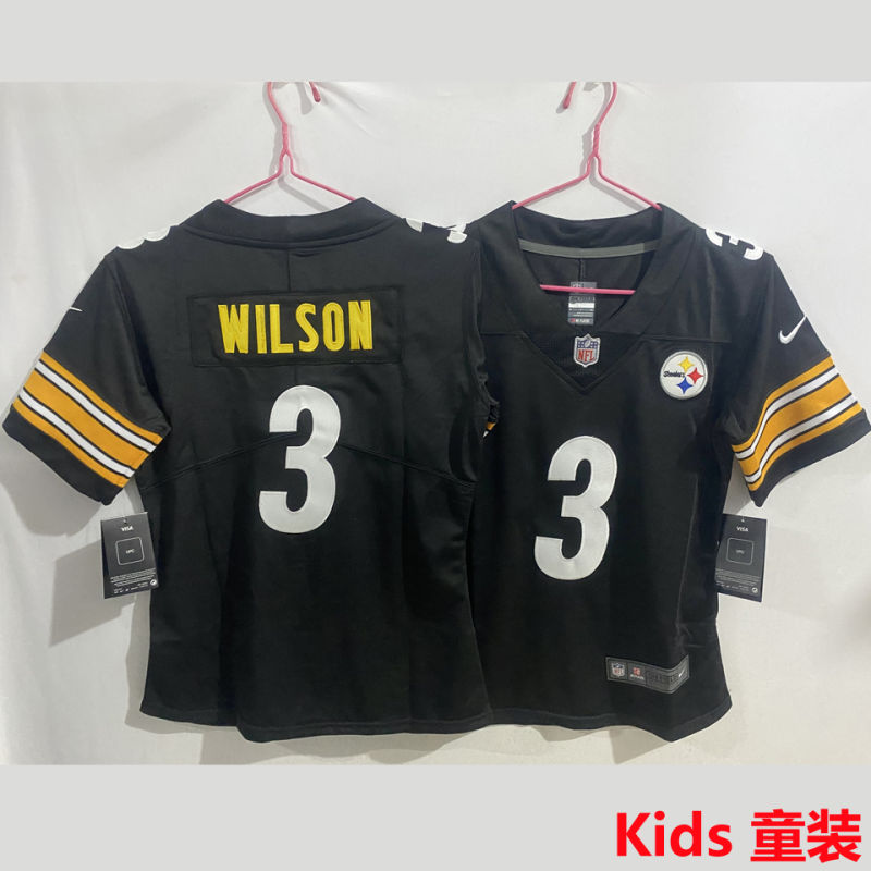 WILSON #3 Pittsburgh Steelers Kids NFL Jersey