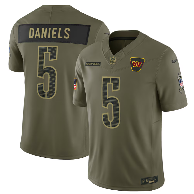 DANIELS #5 Men's Washington Commanders NFL Jersey