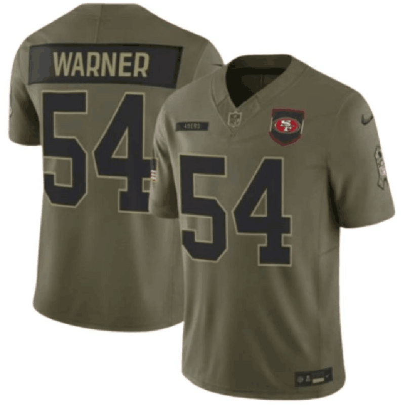 WARNER #54 Men's San Francisco 49ers NFL Jersey #49