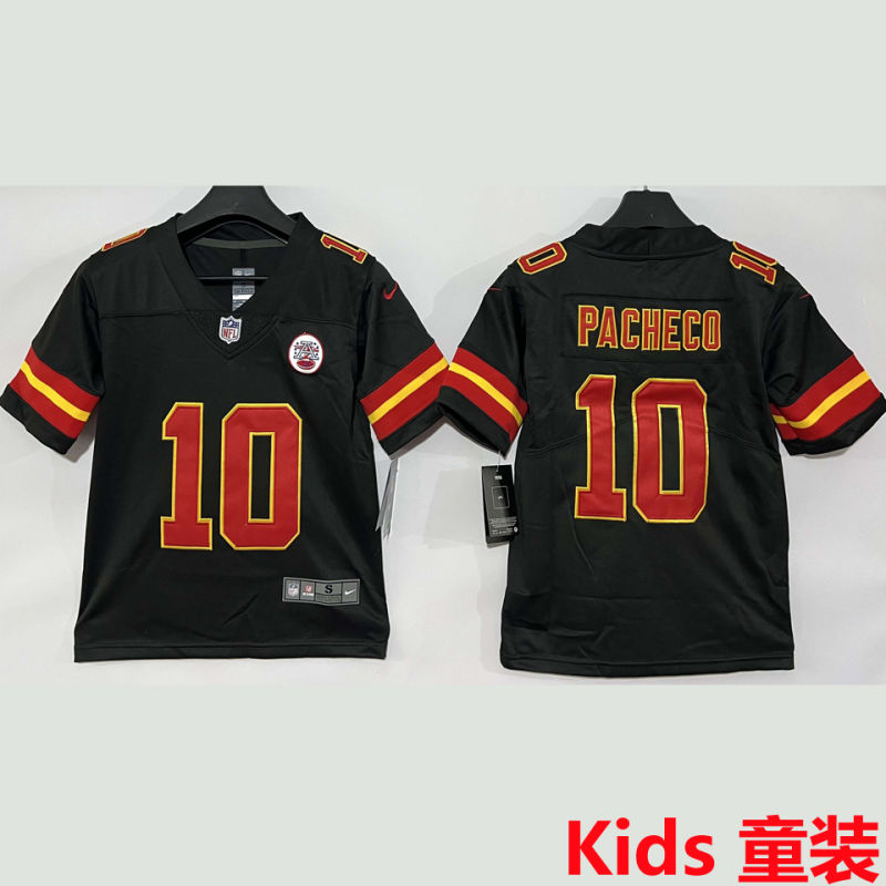 PACHECO #10 Kansas City Chiefs Kids NFL Jersey