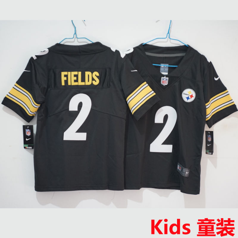 FIELDS #2 Pittsburgh Steelers Kids NFL Jersey