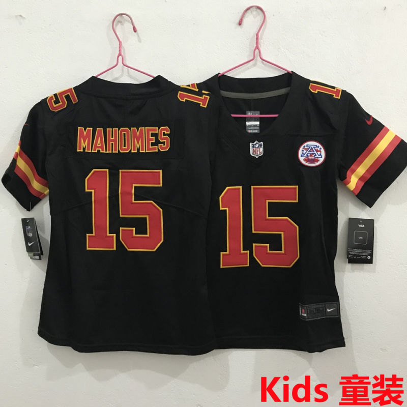 MAHOMES #15 Kansas City Chiefs Kids NFL Jersey