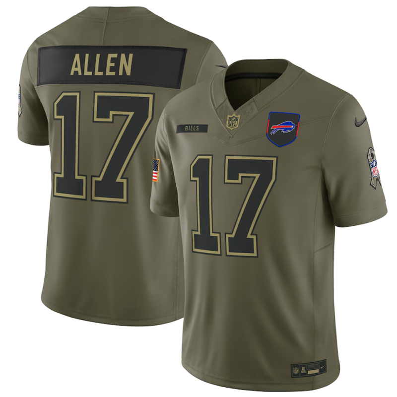 ALLEN #17 Men's Buffalo Bills NFL Jersey