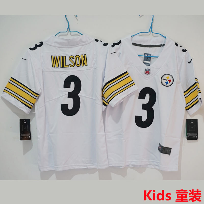 WILSON #3 Pittsburgh Steelers Kids NFL Jersey