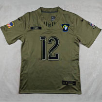 NACUA #12 Men's Los Angeles Rams NFL Jersey 公羊