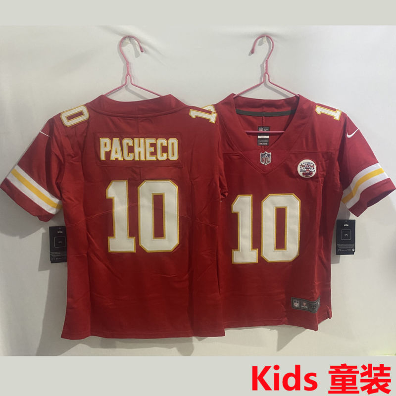 PACHECO #10 Kansas City Chiefs Kids NFL Jersey