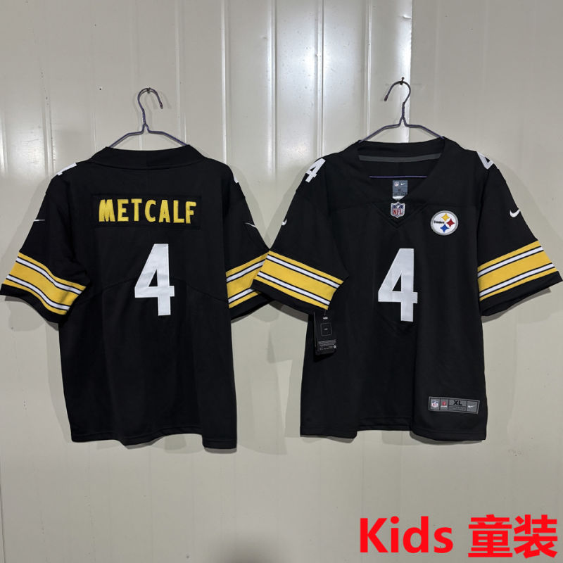 METCALF #4 Pittsburgh Steelers Kids NFL Jersey