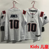 JONES #10 New England Patriots Kids NFL Jersey 爱国者