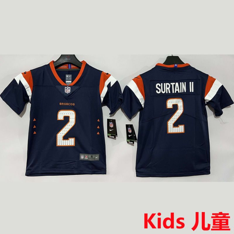 SURTAIN II 2 Denver Broncos Kids NFL Jersey