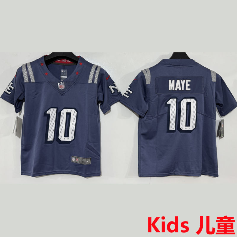 MAYE #10 New England Patriots Kids NFL Jersey