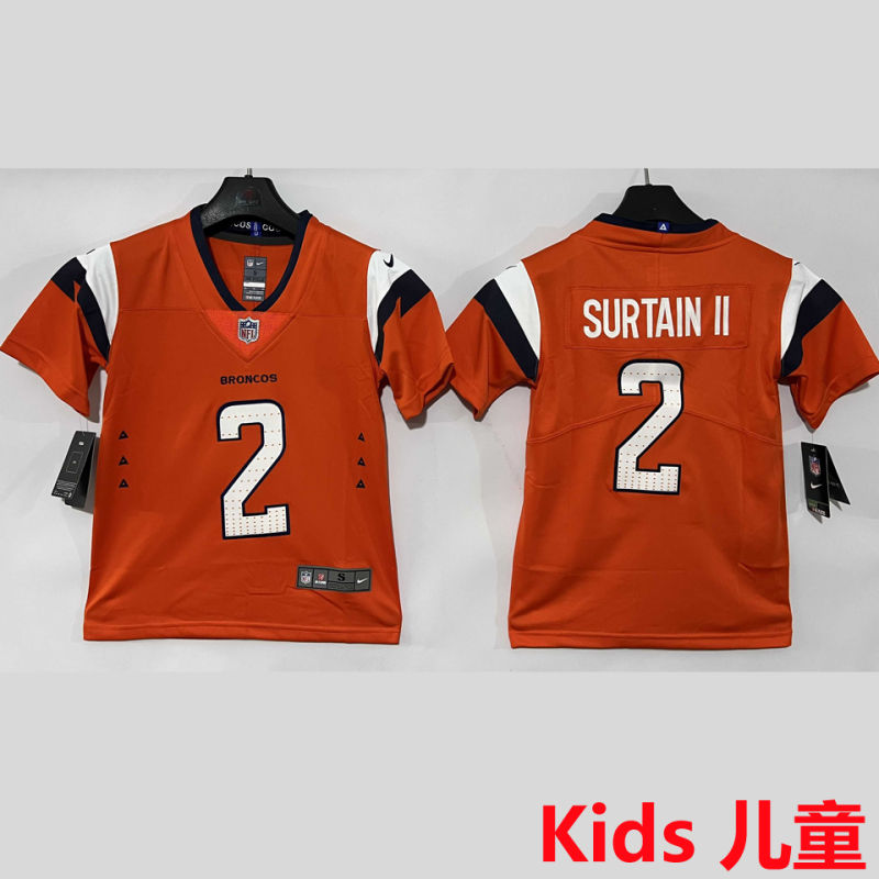 SURTAIN II 2 Denver Broncos Kids NFL Jersey
